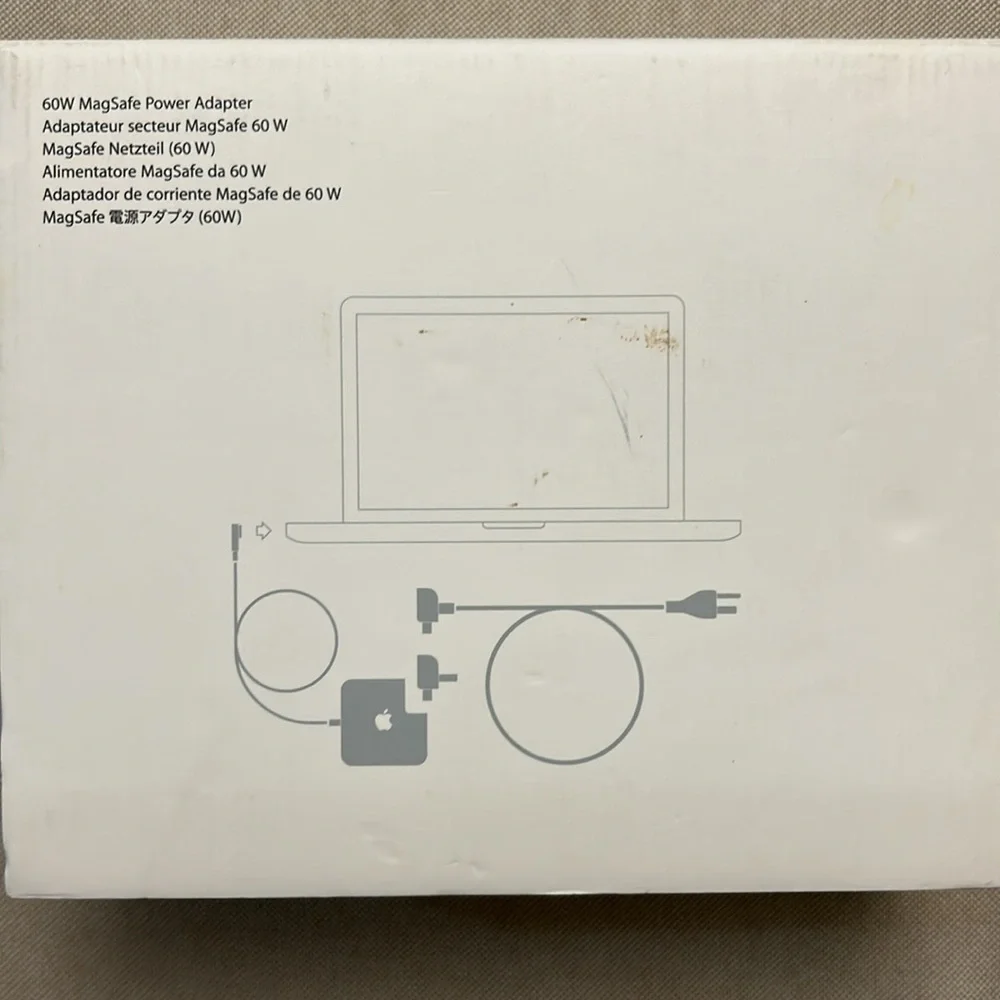 Original APPLE 60W MagSafe Power Adapter Charger - MC461LL/A